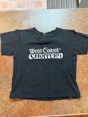 West Coast Choppers Kids Black Logo Tee